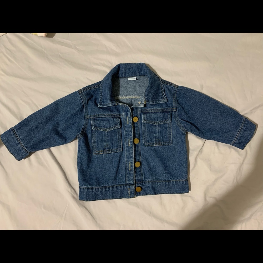Trendy letter denim jacket